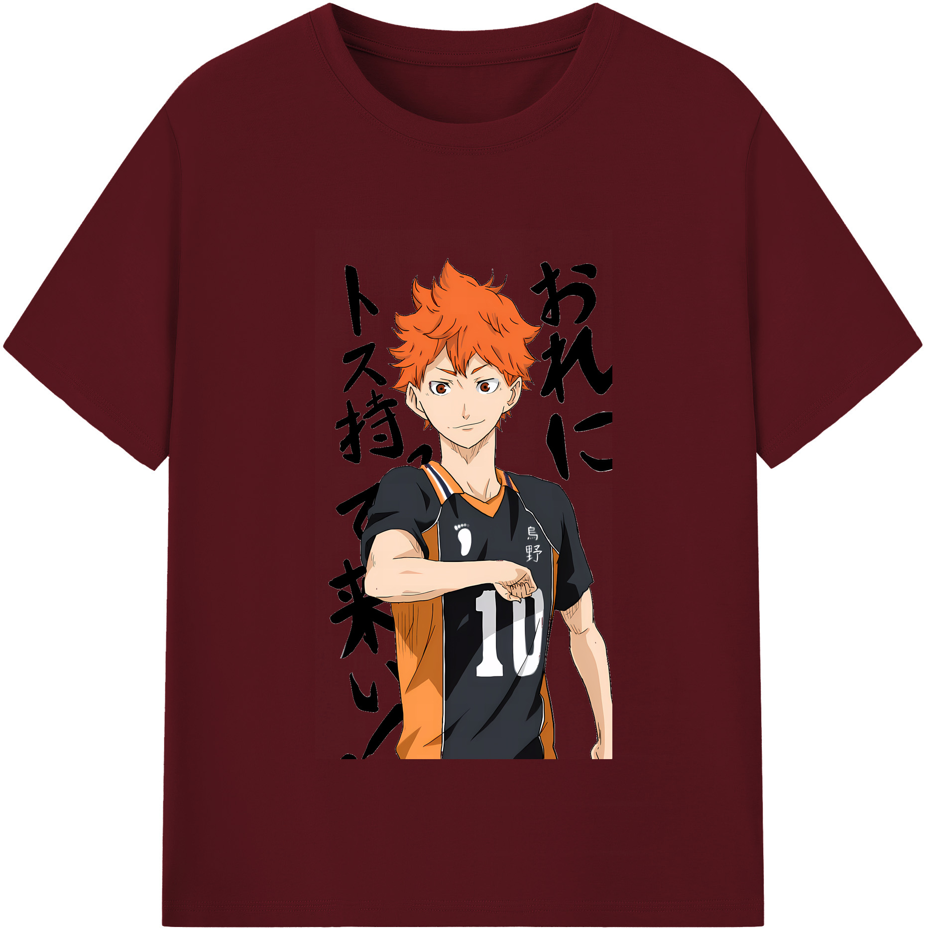 （画像用） ハイキュー!! Haikyu!! 綿100％半袖Tシャツ（フロントプリント）